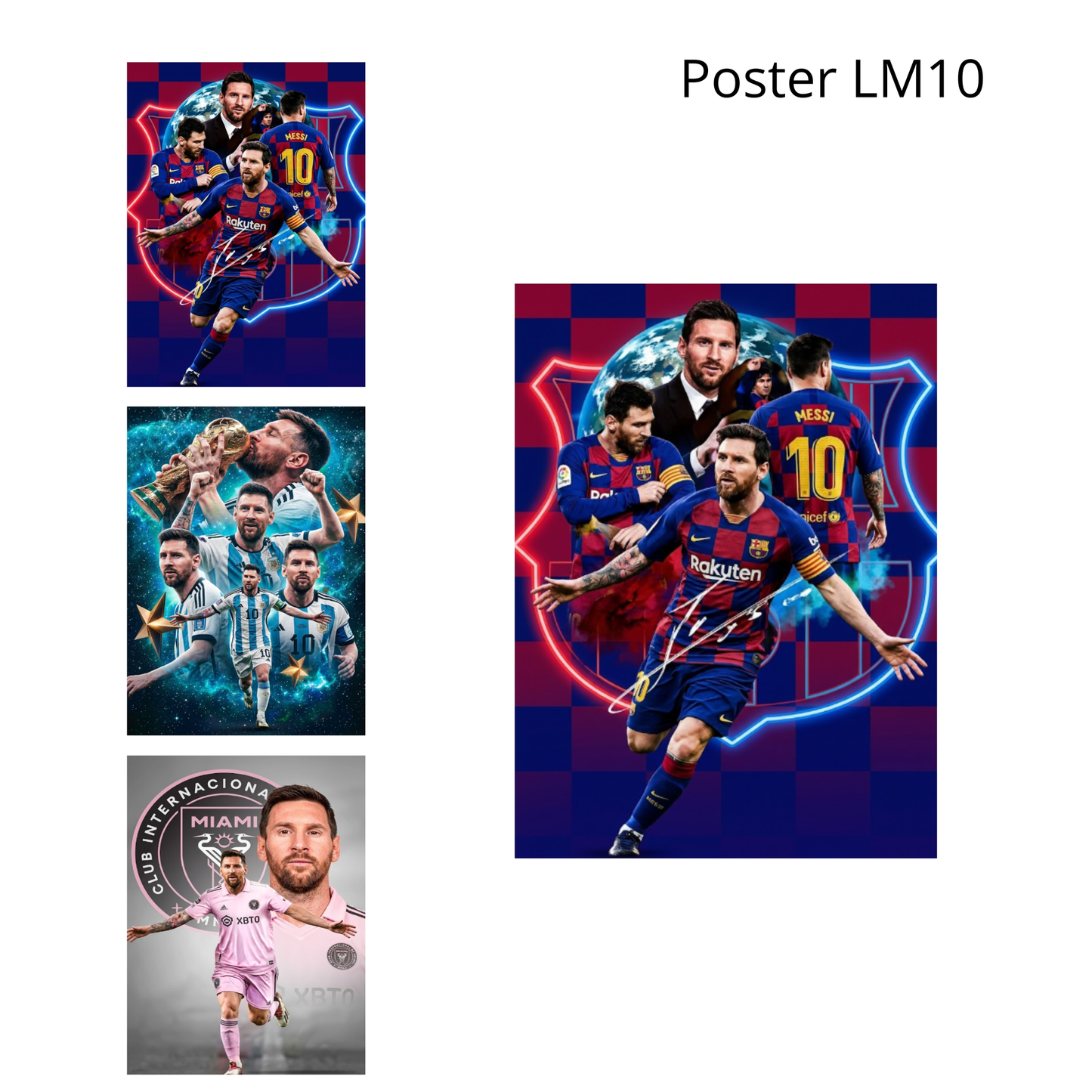 Poster Lenticular Futbol Leyendas